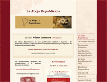 Tablet Screenshot of abejarepublicana.com